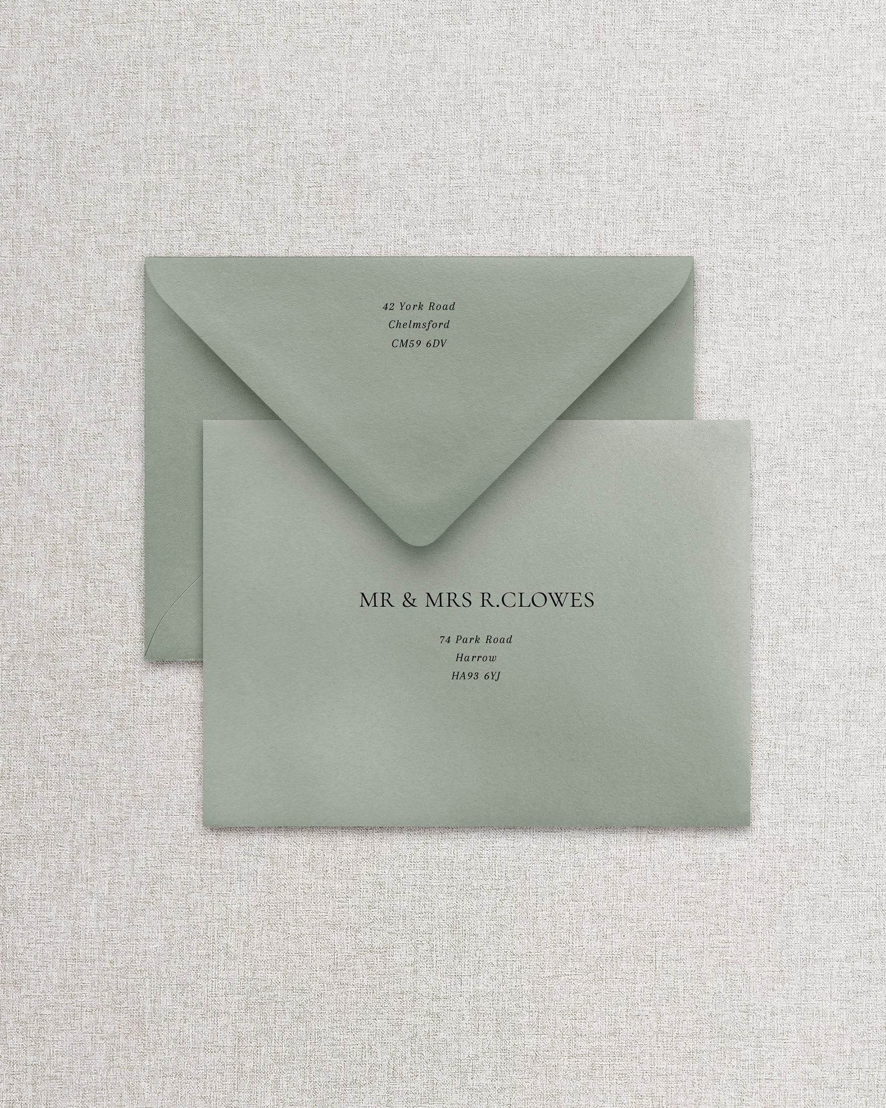 Anthony Printed Envelope