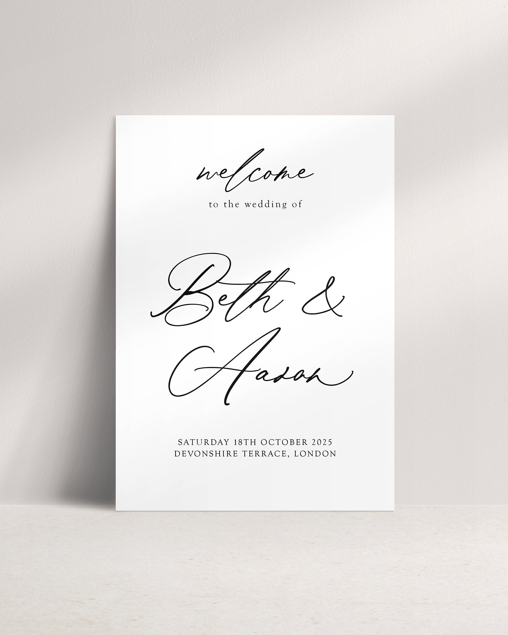 Ariel A1 Welcome Sign