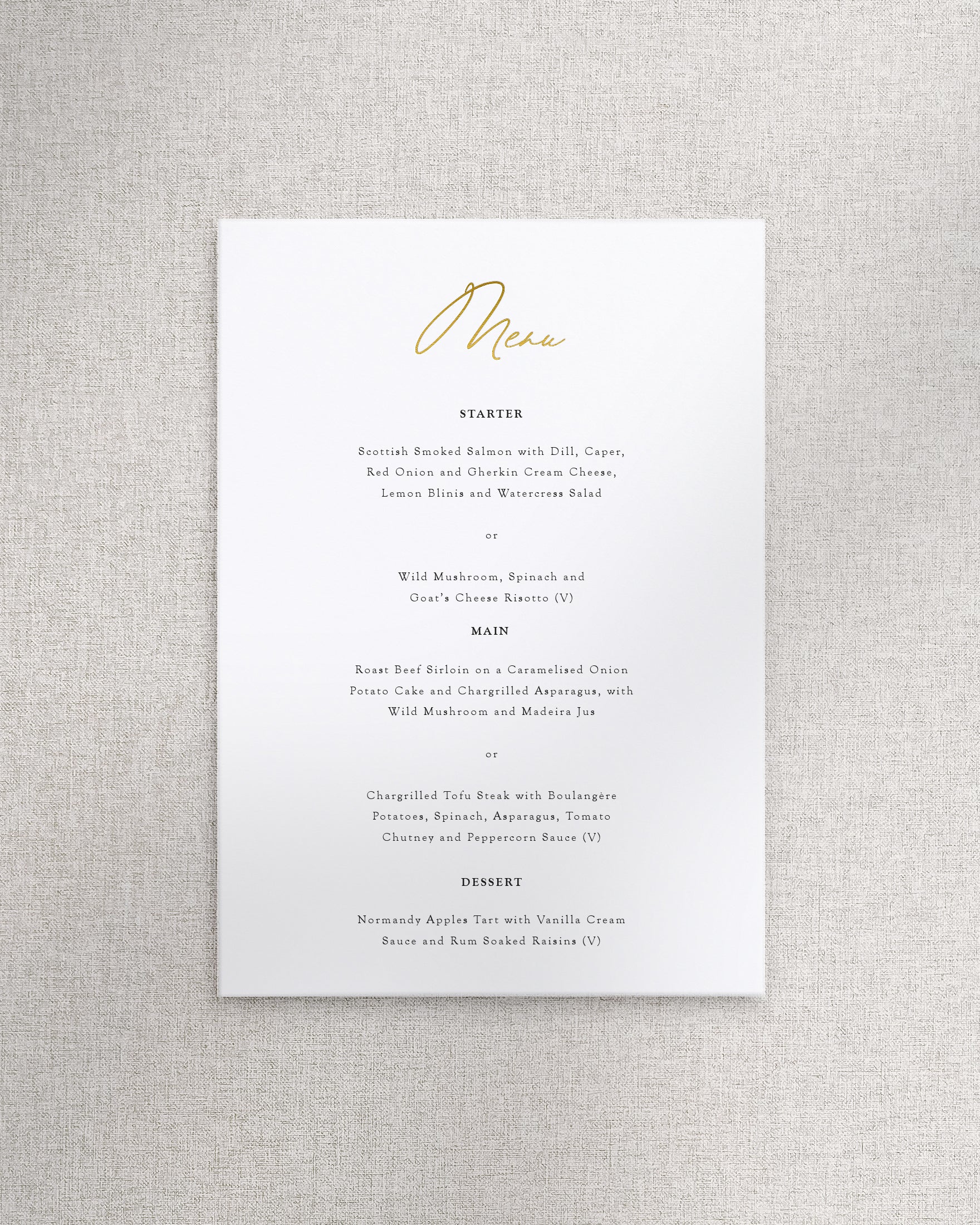 Ariel Menu A5