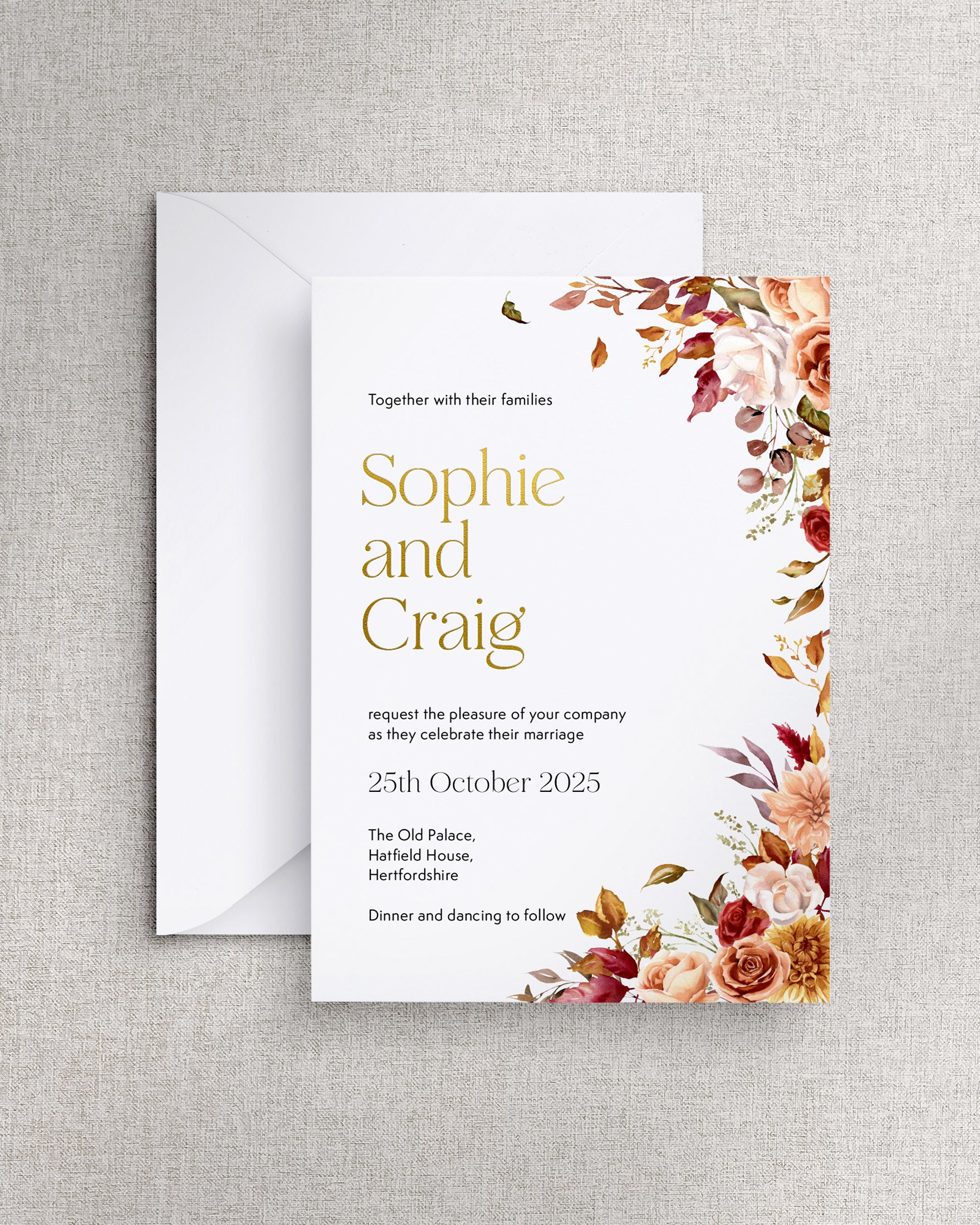 Augustus Wedding Invitation