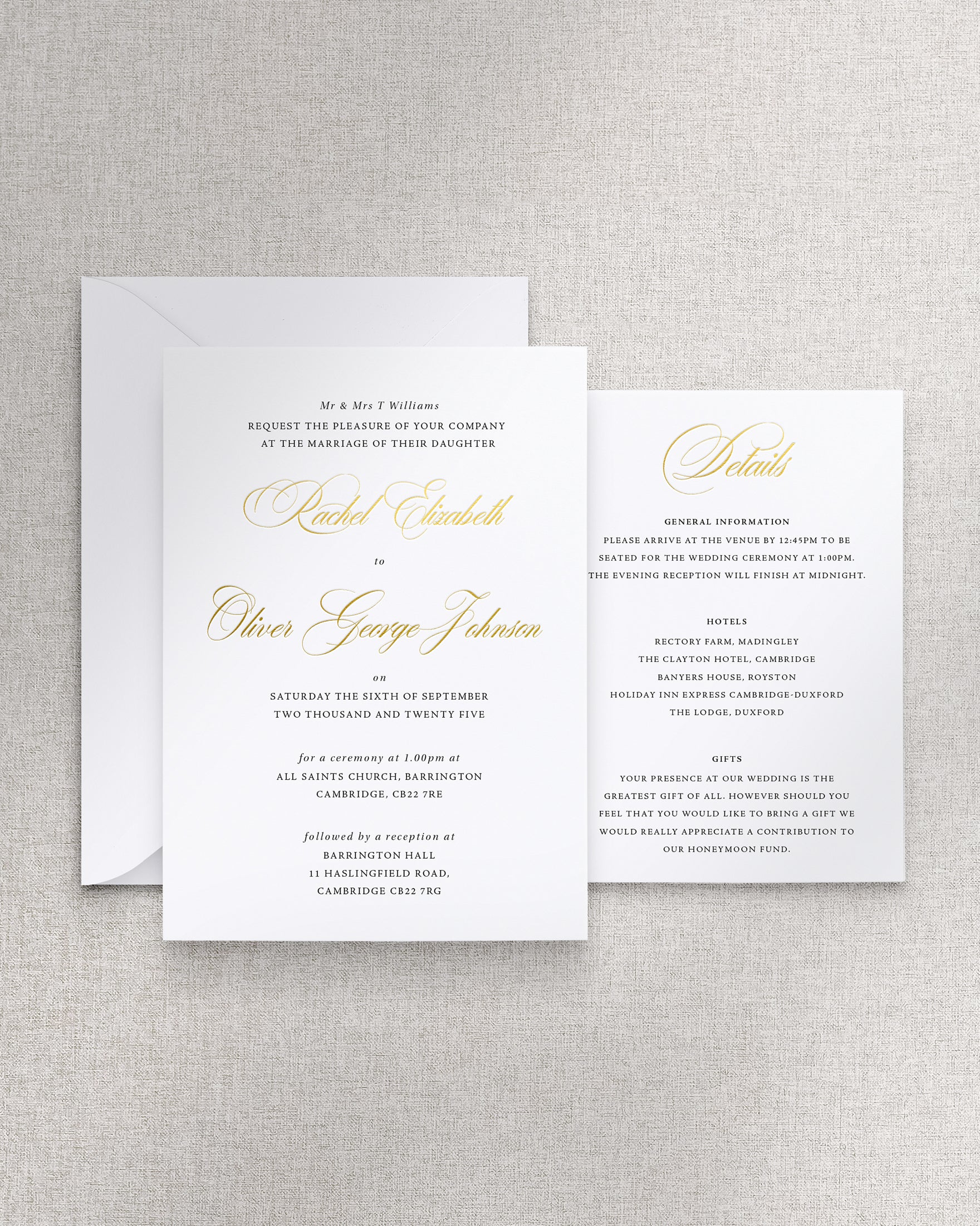 Beatrice Invitation 2 Card Suite