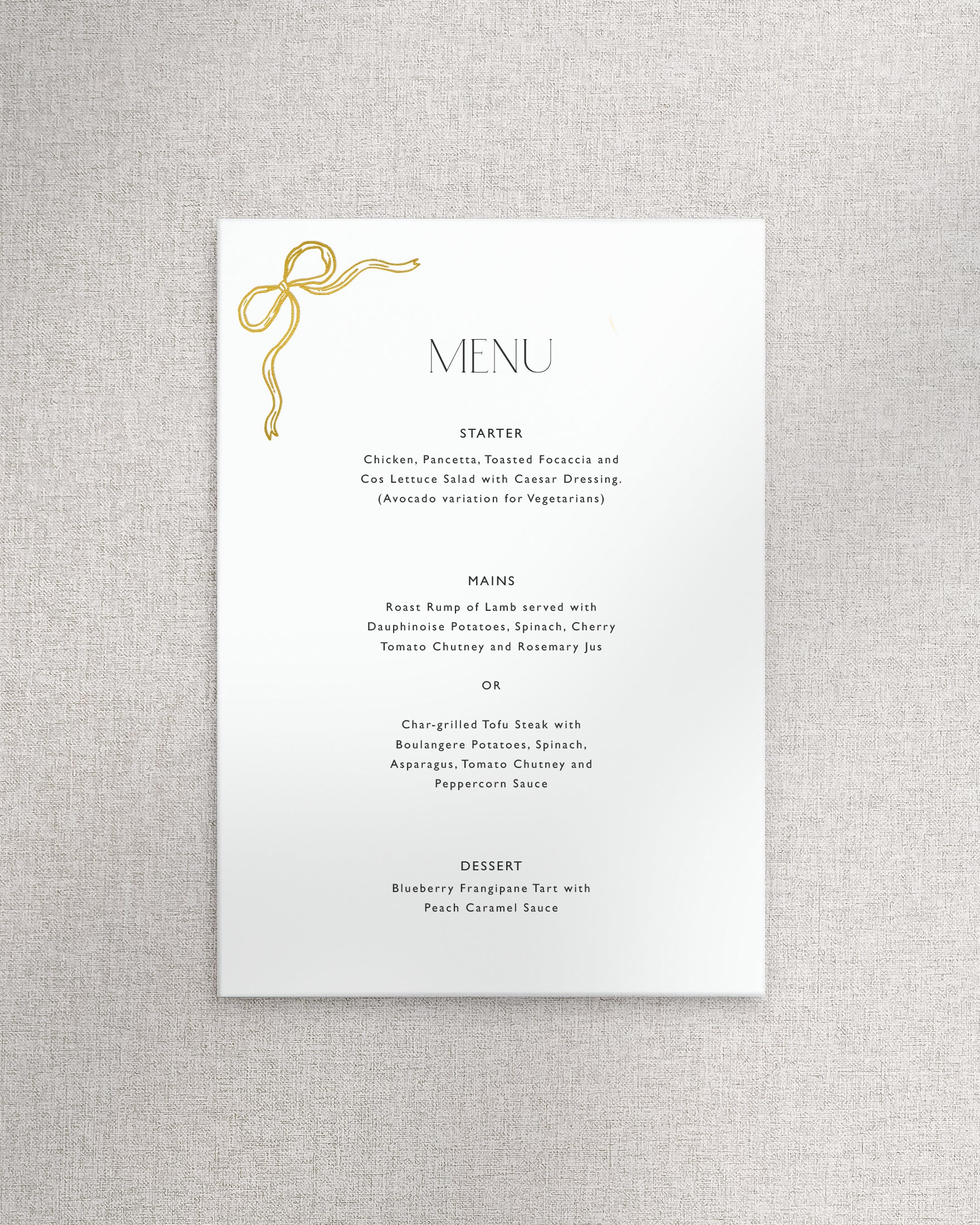 Florence Menu A5
