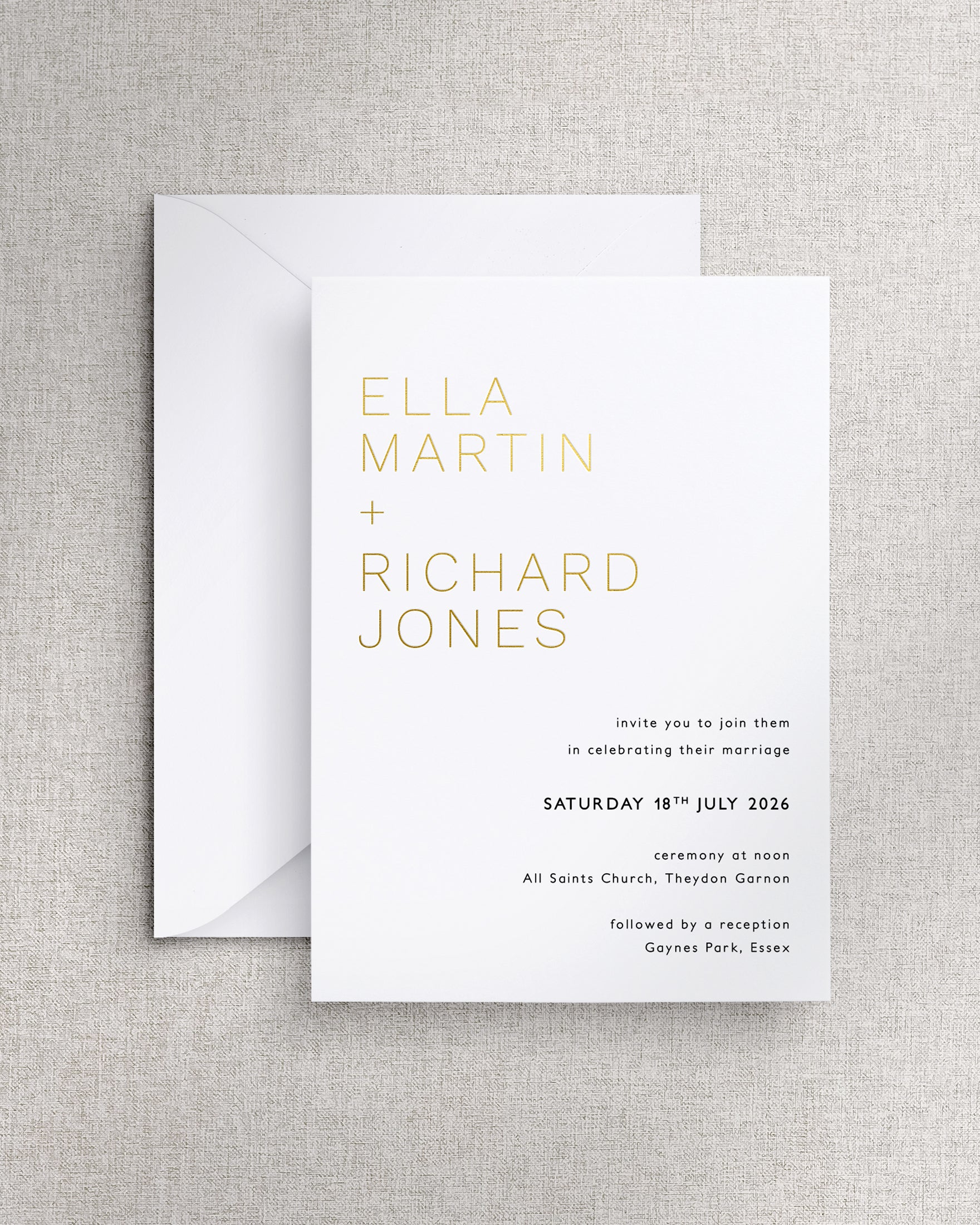 Milan Wedding Invitation