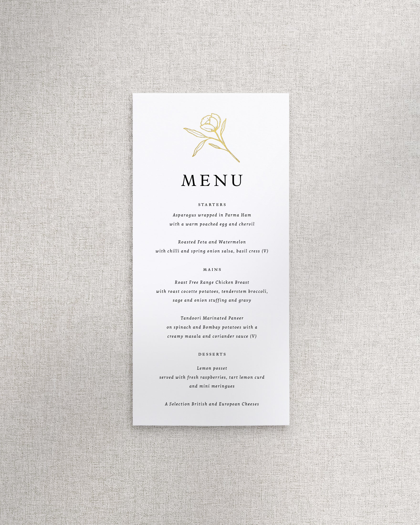 Rosalind Menu