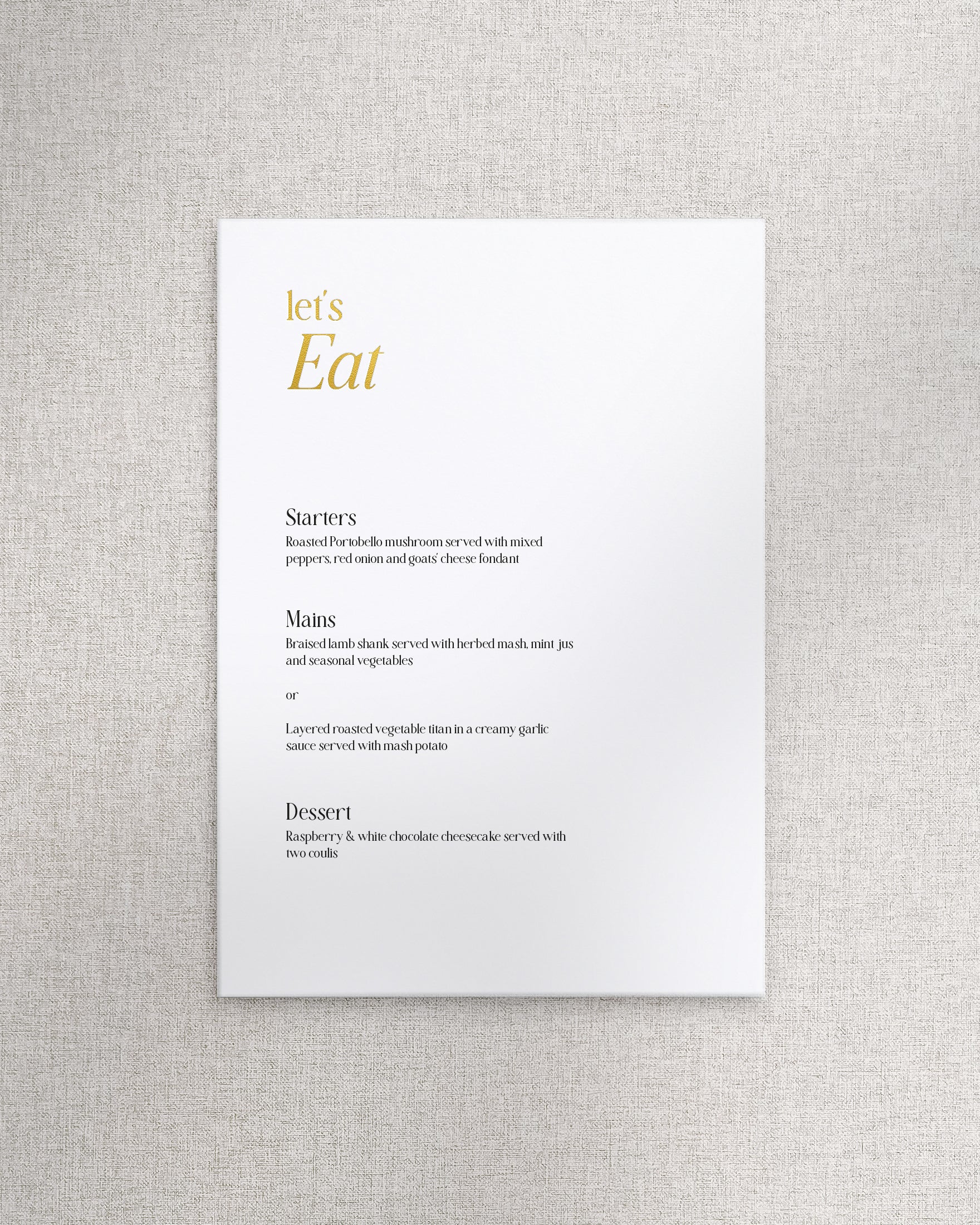 Vienna Menu A5