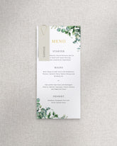 Anthony Menu with Name Tag