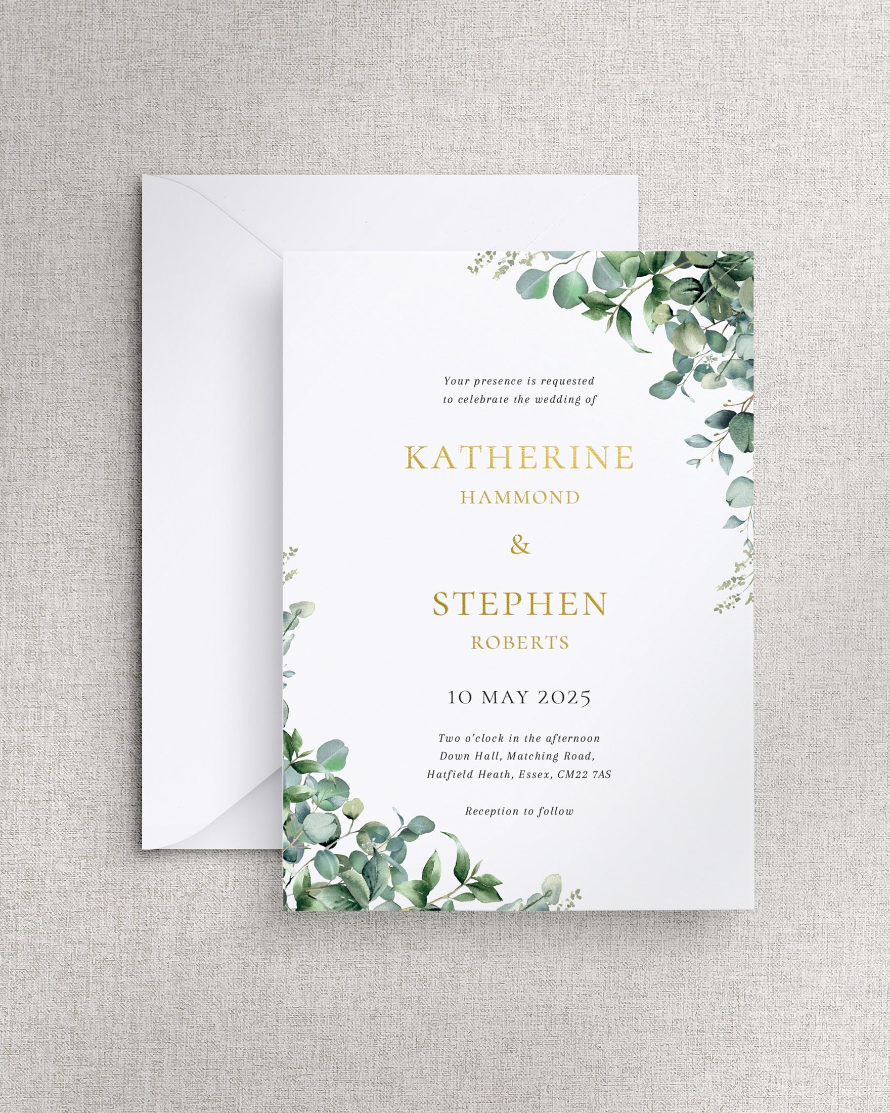 Anthony Wedding Invitation