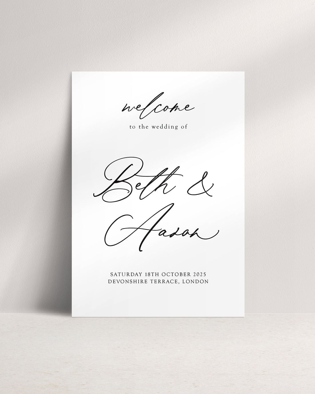 Ariel A1 Welcome Sign