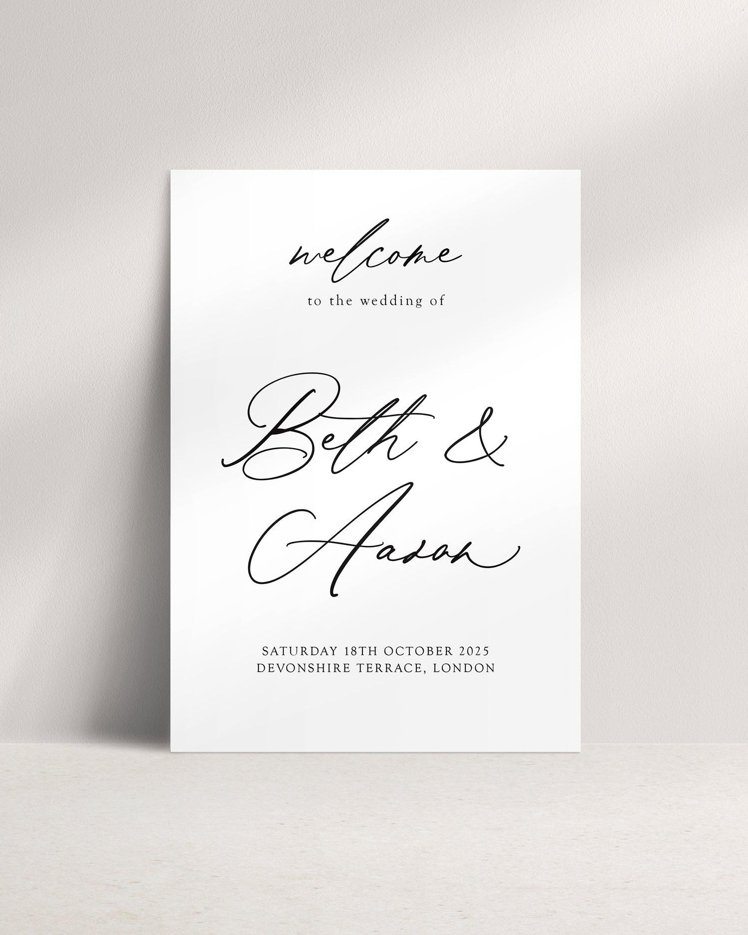 Ariel A1 Welcome Sign