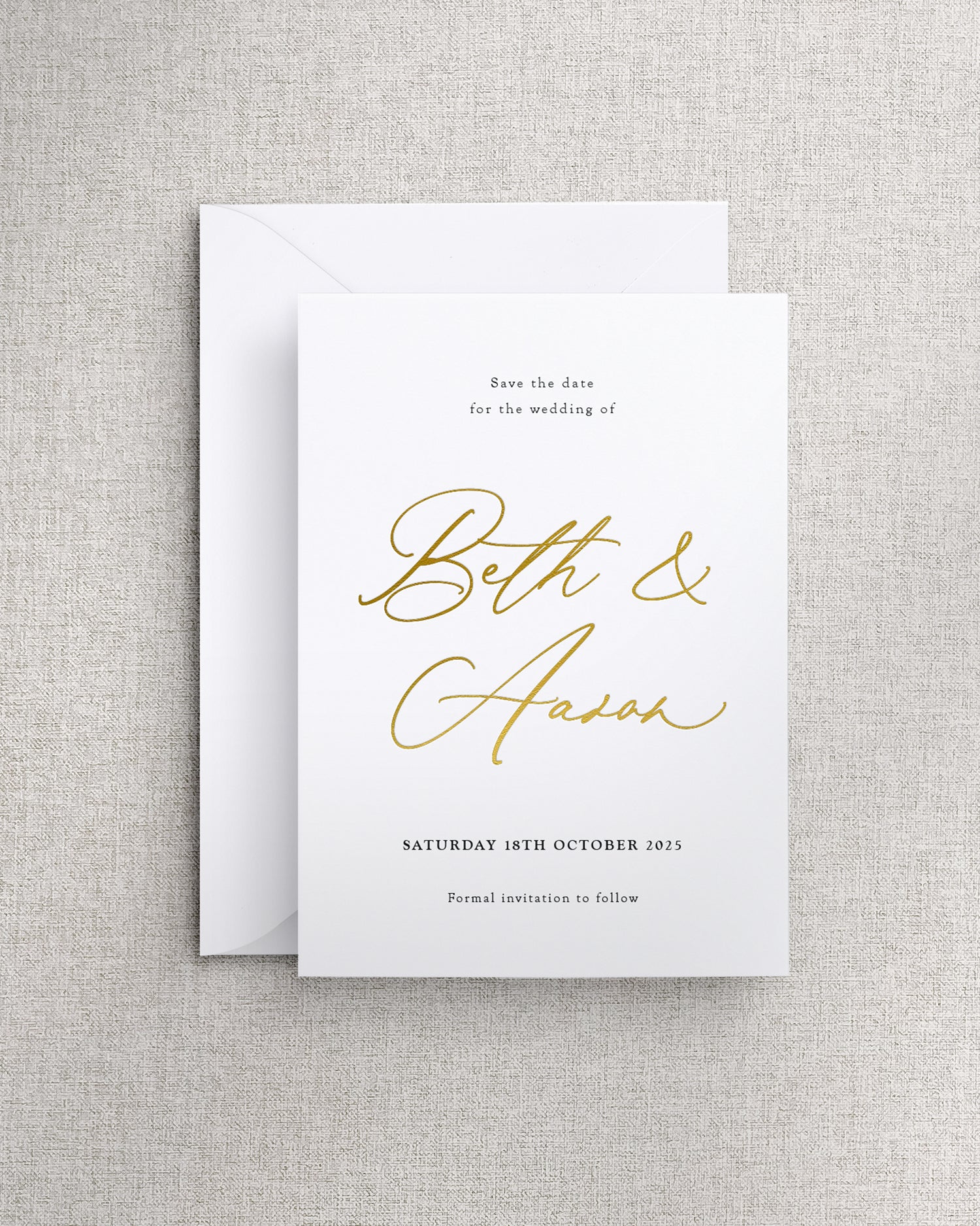 Ariel Save the Date Card