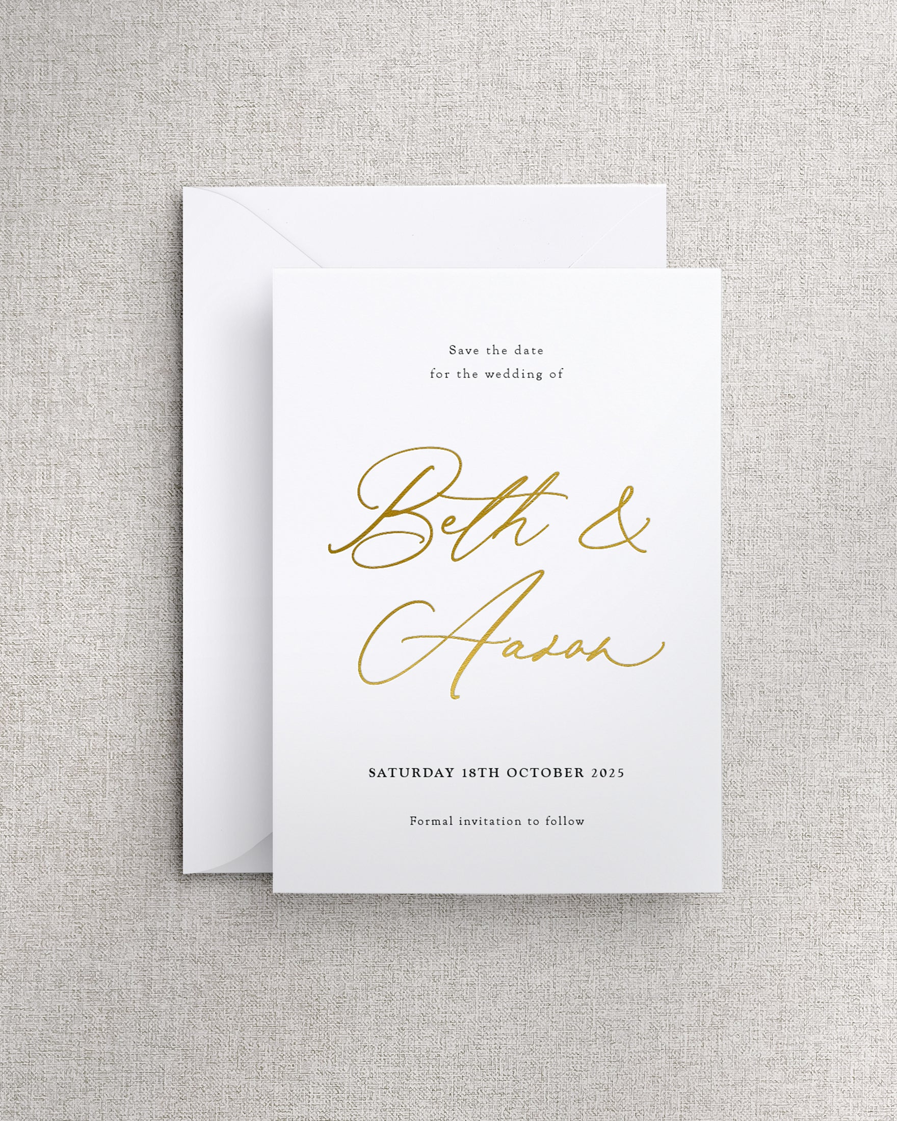 Ariel Save the Date Card