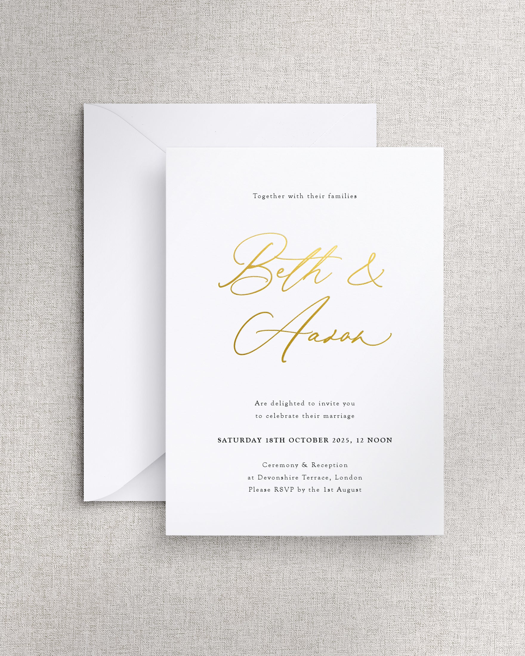 Ariel Wedding Invitation