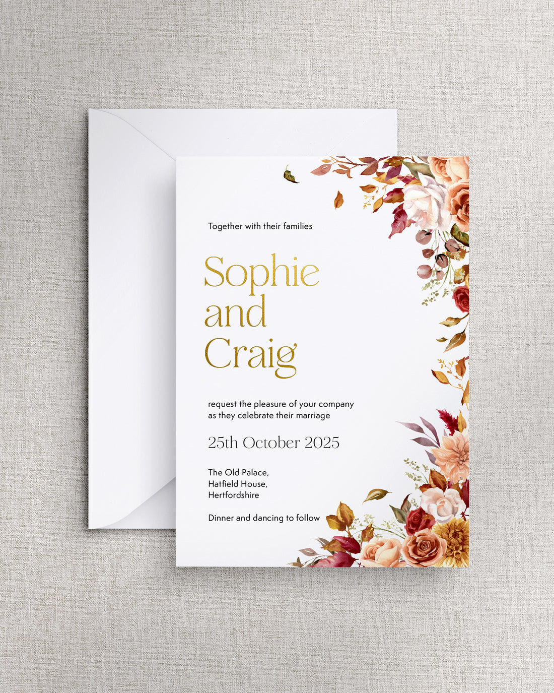 Augustus Wedding Invitation