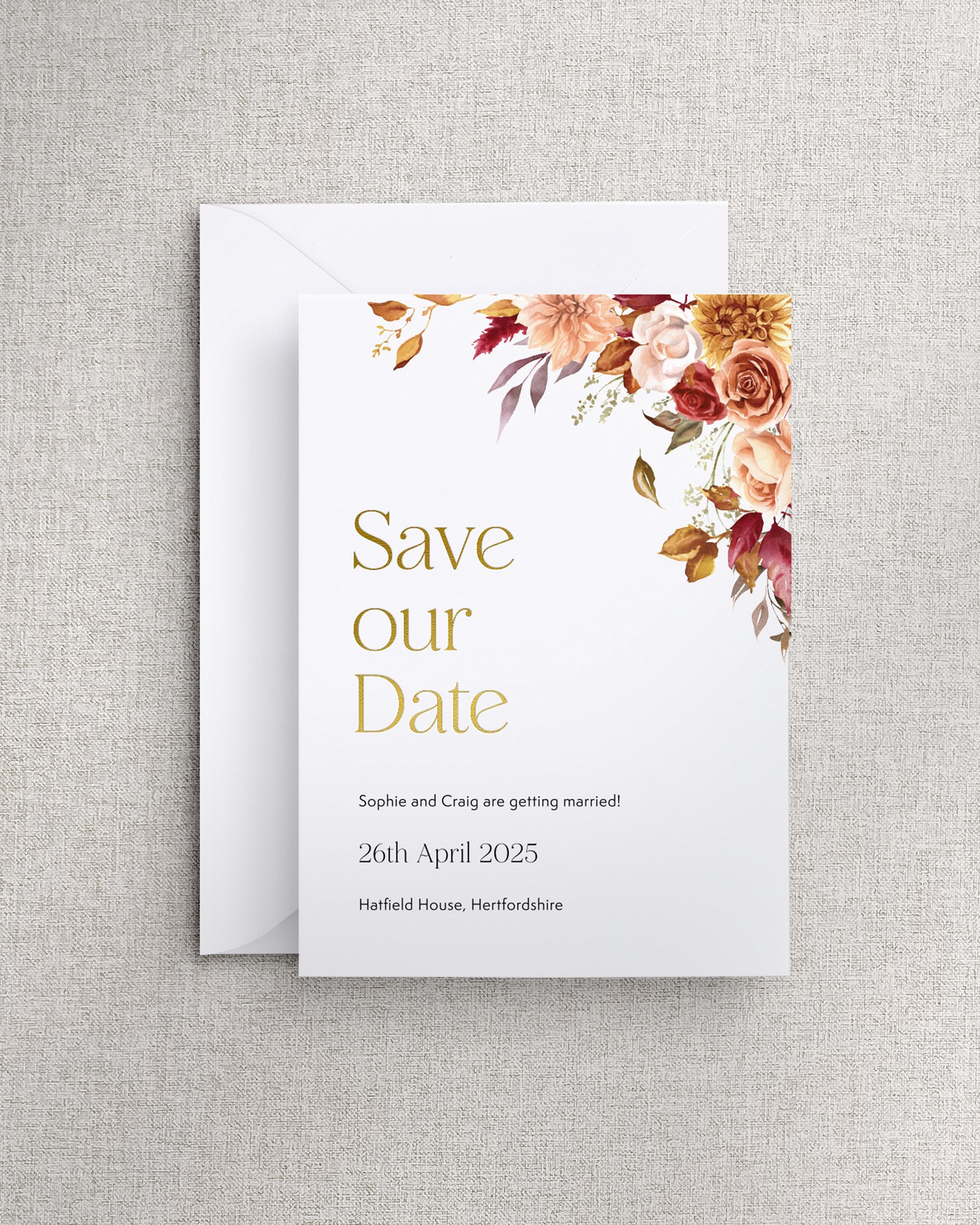 Augustus Save the Date Card