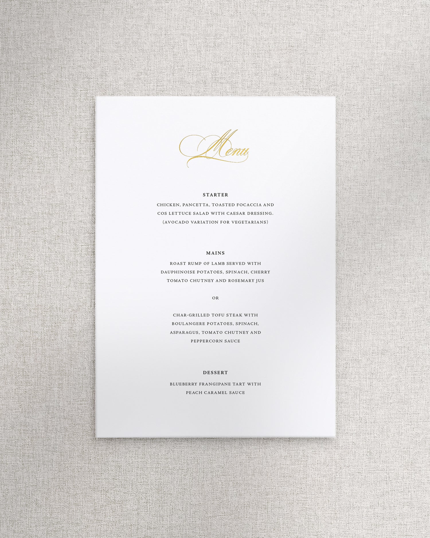 Beatrice Menu A5