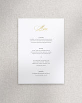 Beatrice Menu A5