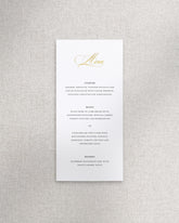 Beatrice Menu