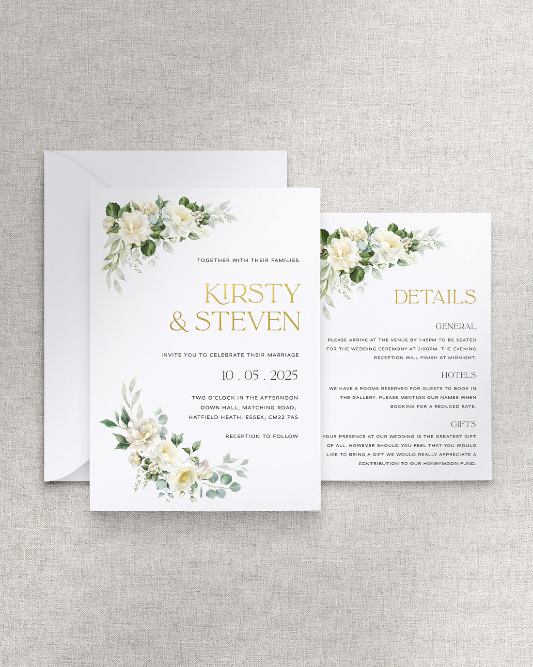 Bianca Invitation 2 Card Suite