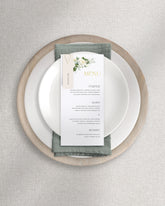 Bianca Menu on Plate