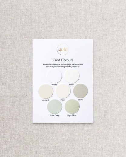 Card Colour Swatches