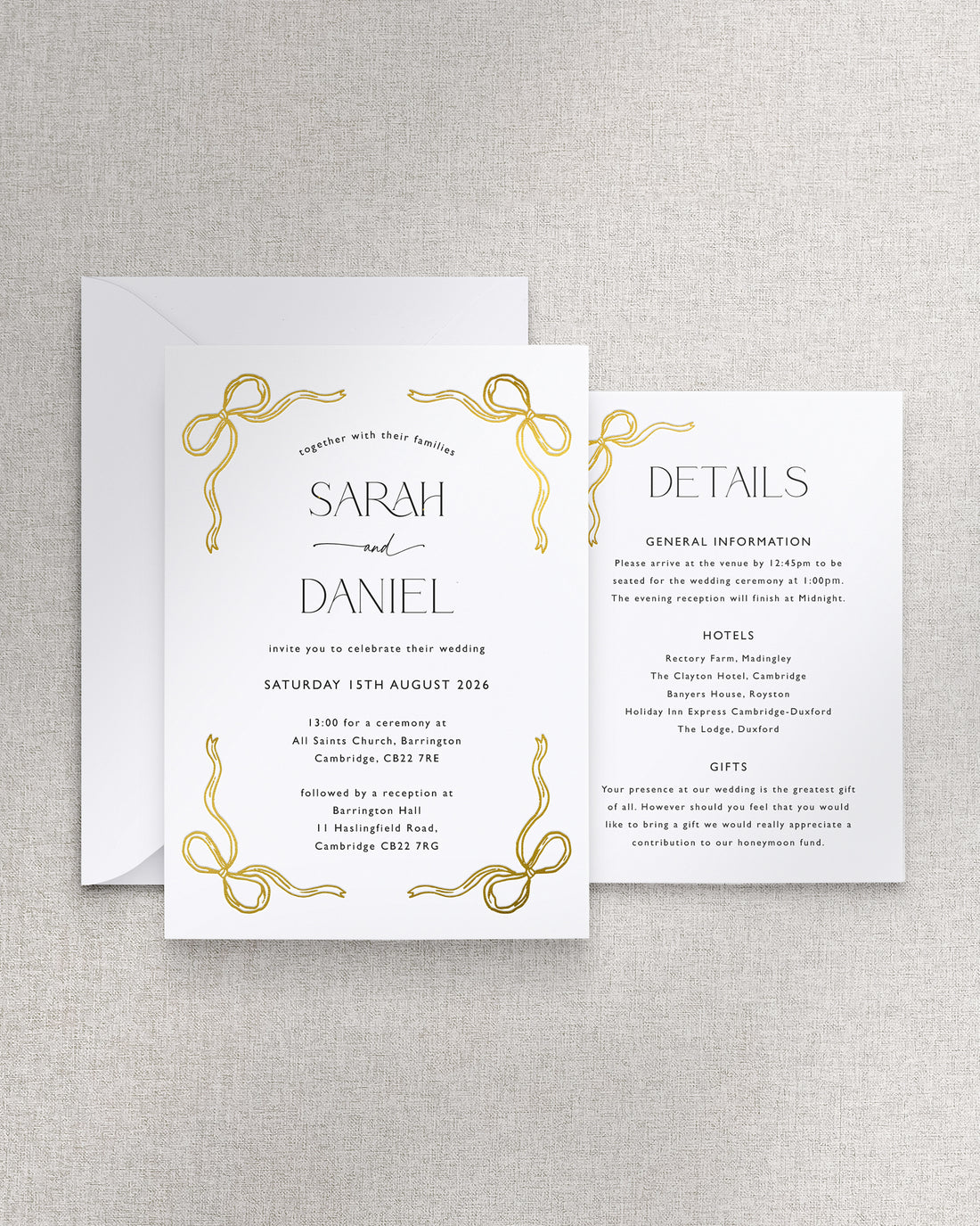 Florence Invitation 2 Card Suite