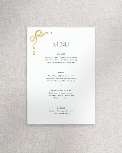 Florence Menu A5