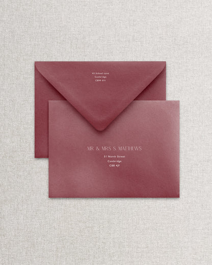 Florence Printed Envelope