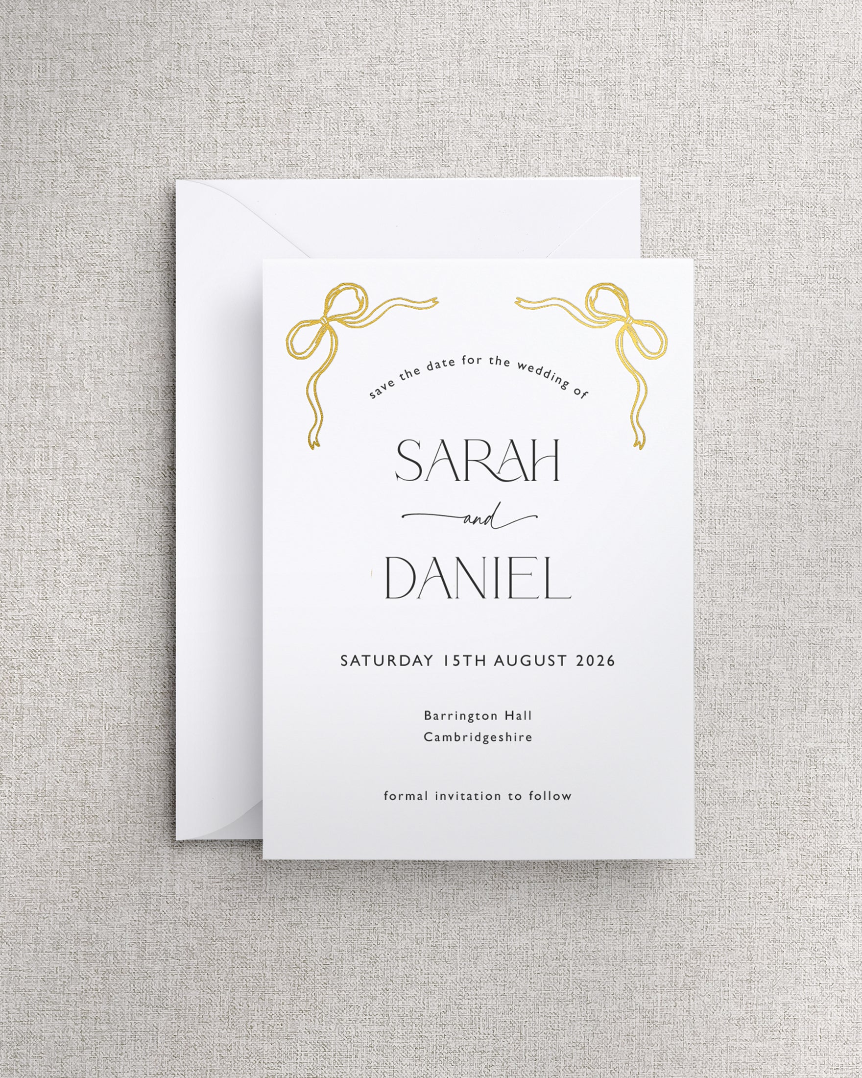 Florence Save the Date Card