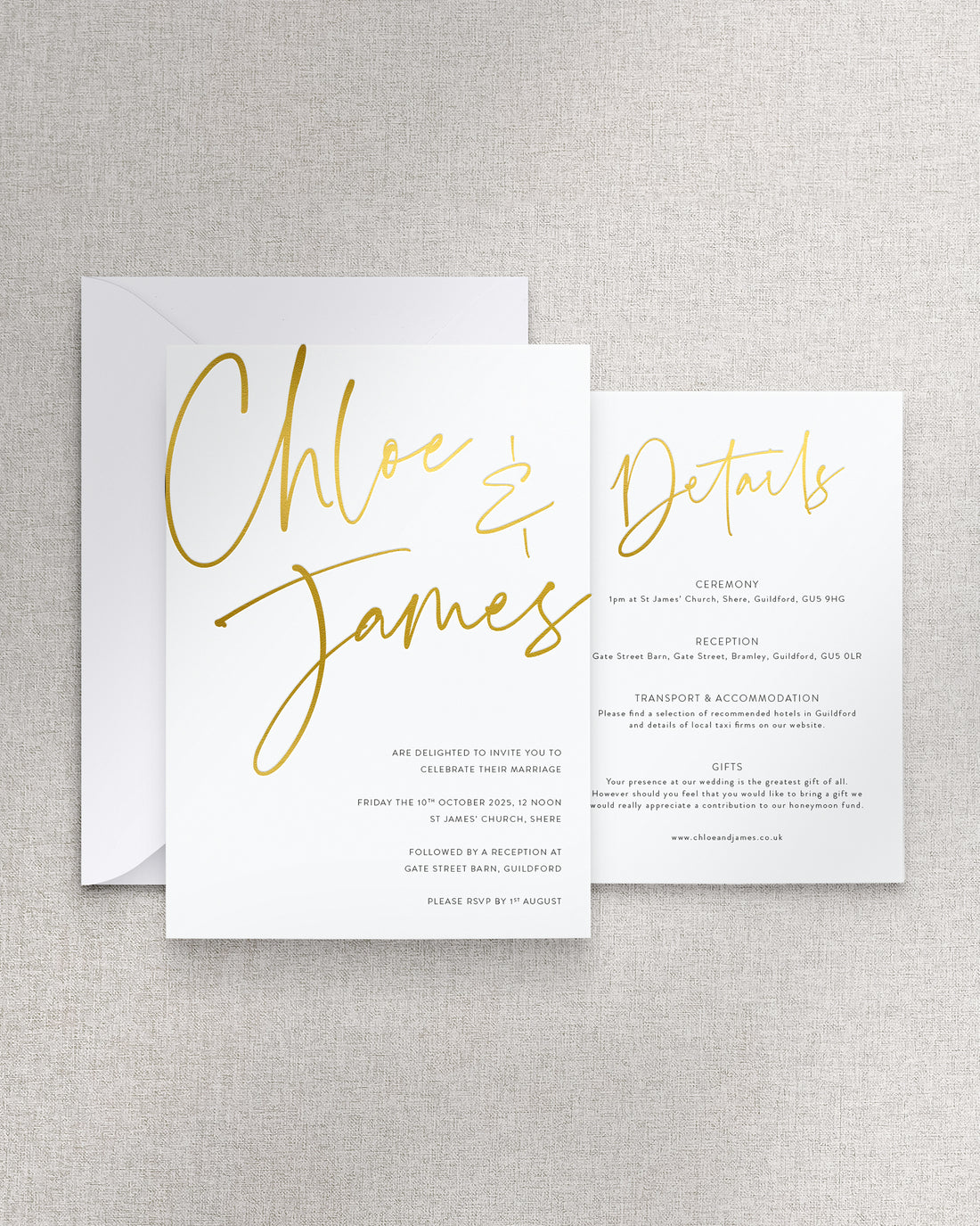 Juliet Invitation 2 Card Suite