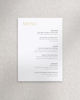 Milan Menu A5