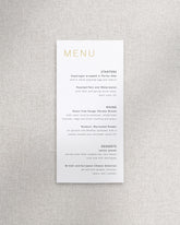 Milan Menu