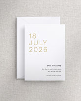 Milan Save the Date Card