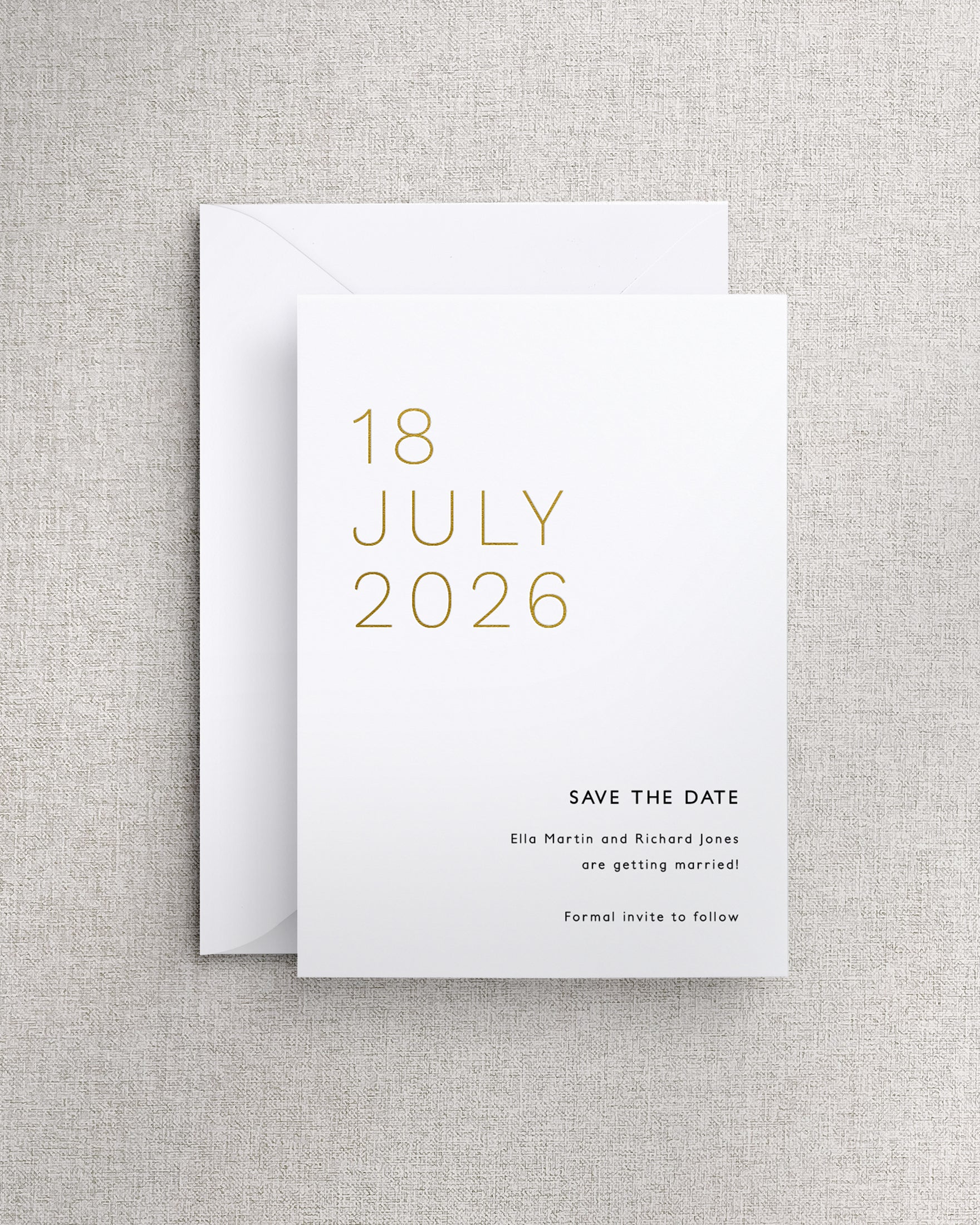 Milan Save the Date Card
