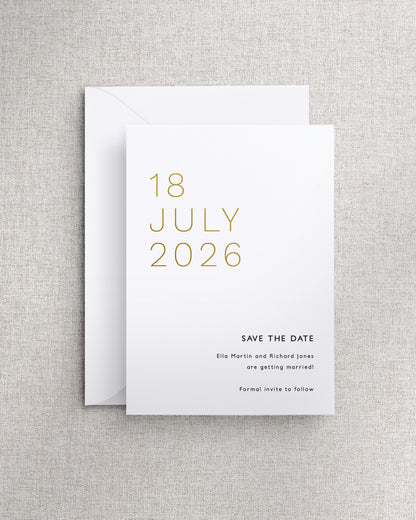 Milan Save the Date Card