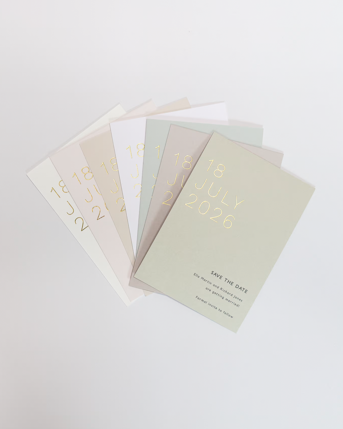 Milan Save the Date Card