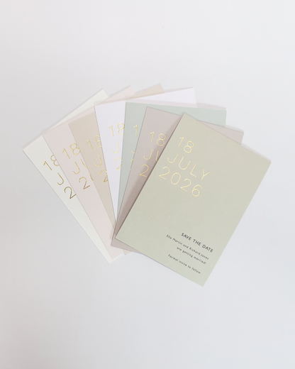 Milan Save the Date Cards