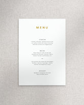 Romeo Menu A5