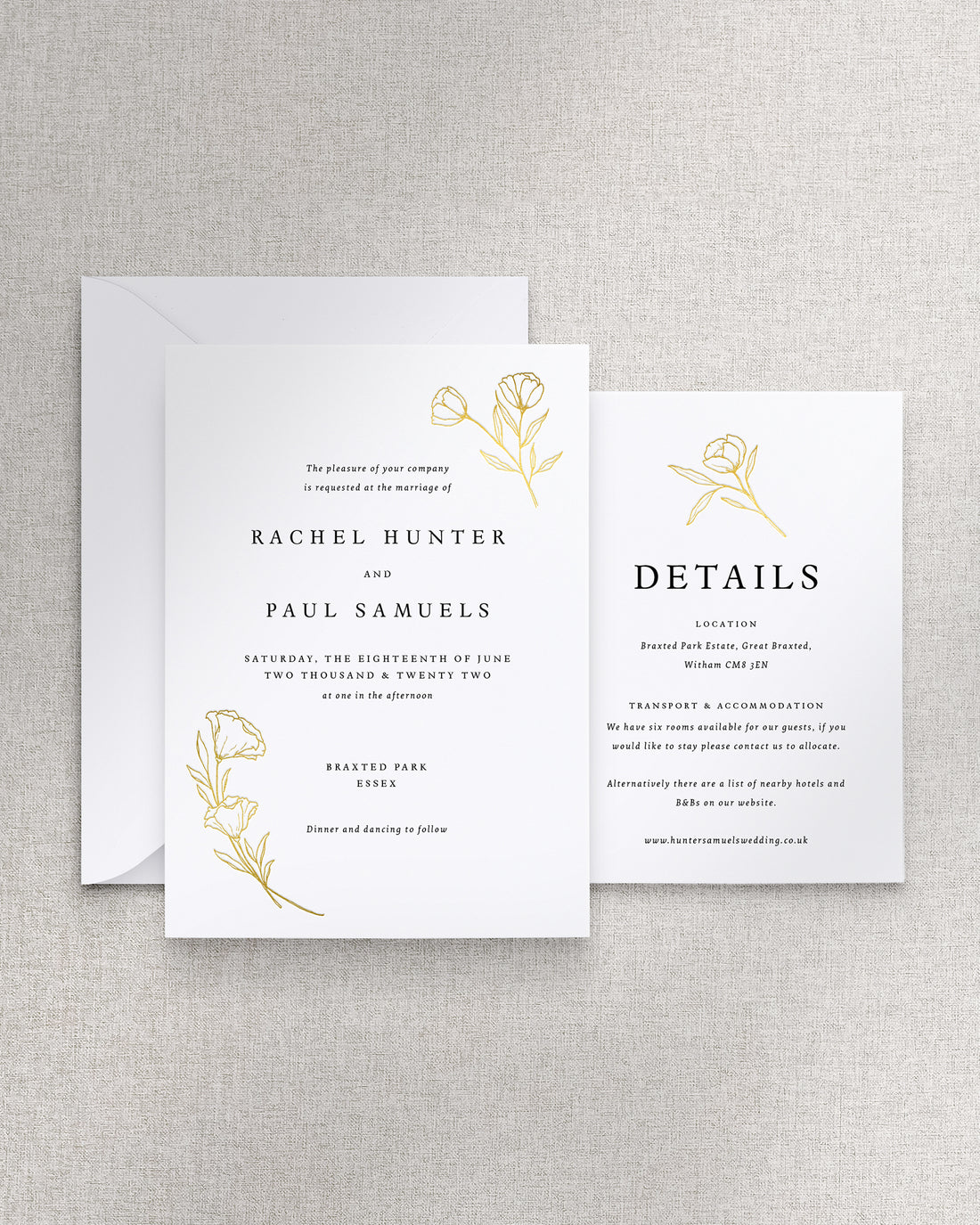 Rosalind Invitation 2 Card Suite