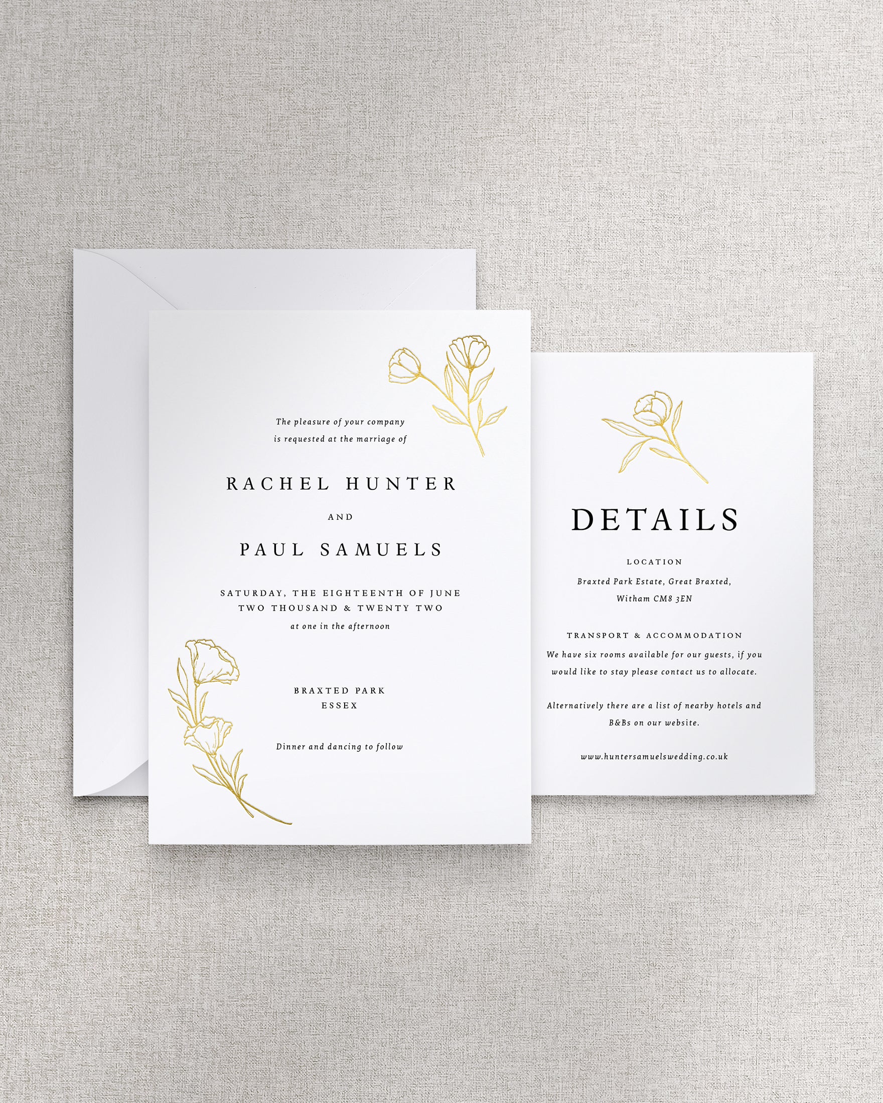 Rosalind Invitation 2 Card Suite