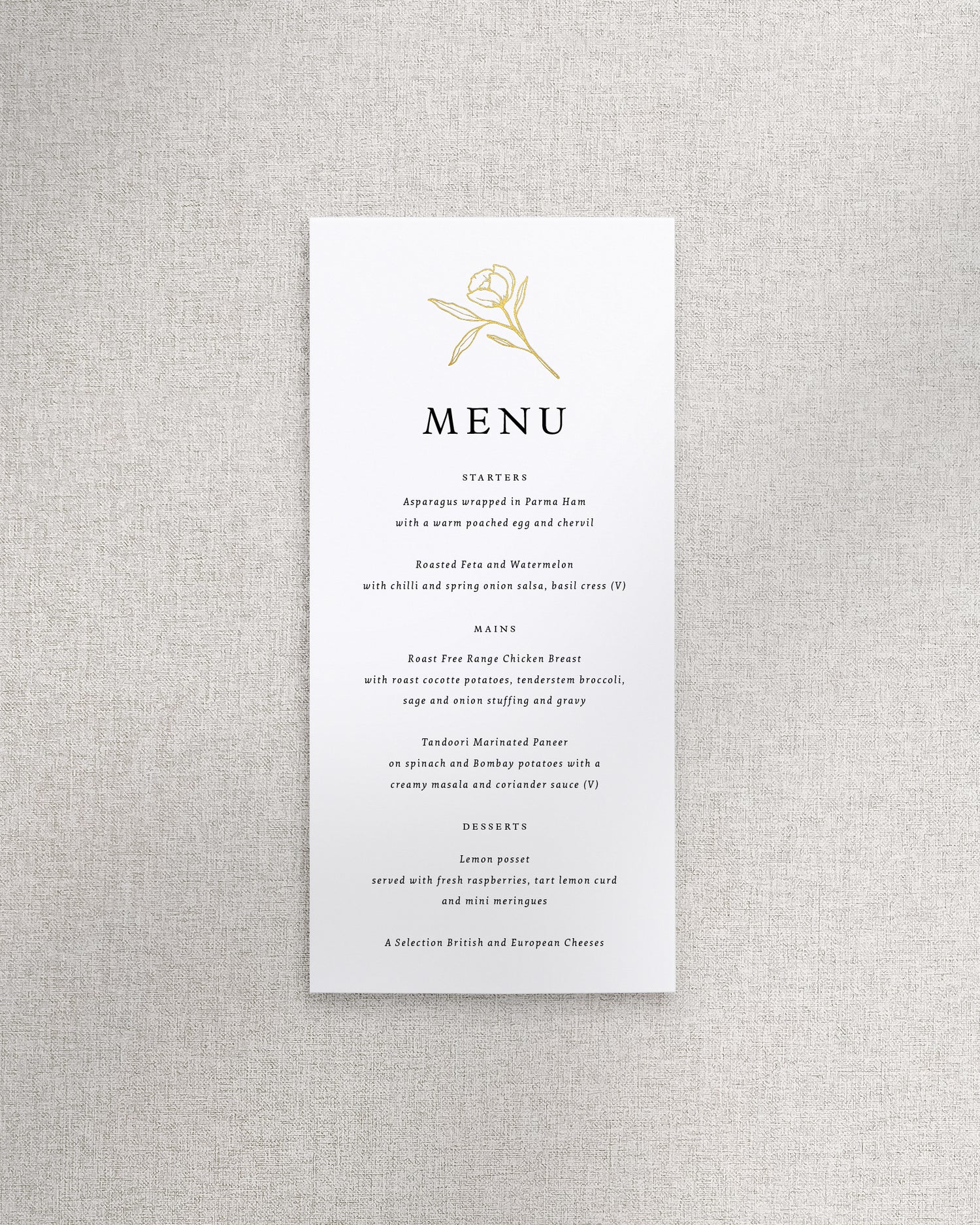 Rosalind Menu