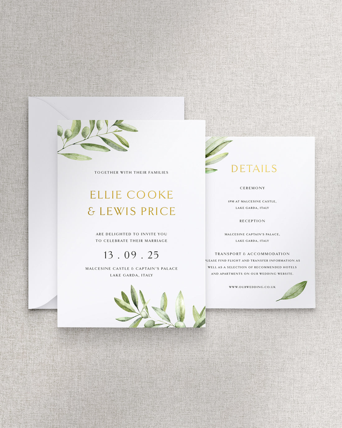 Verona Invitation 2 Card Suite