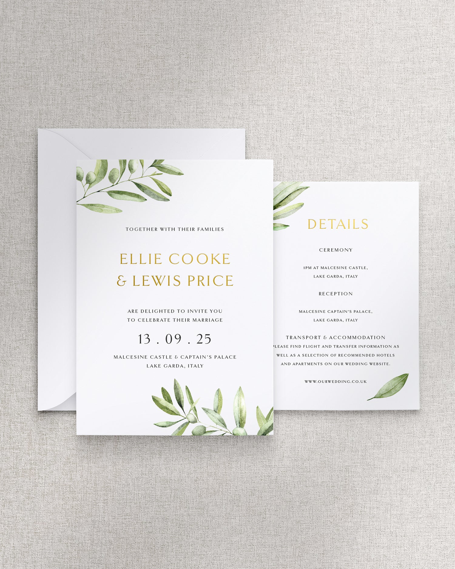 Verona Invitation 2 Card Suite