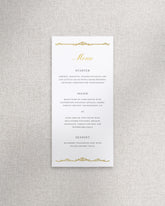 Windsor Menu